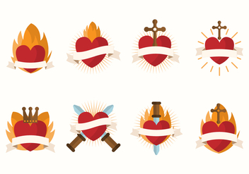 Free Sacred Heart Vector - vector gratuit #399691